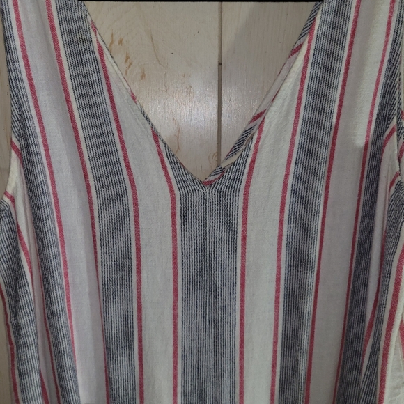Gap Striped Wide Leg Sleeveless Jumper Women's Size Large - Picture 8 of 14